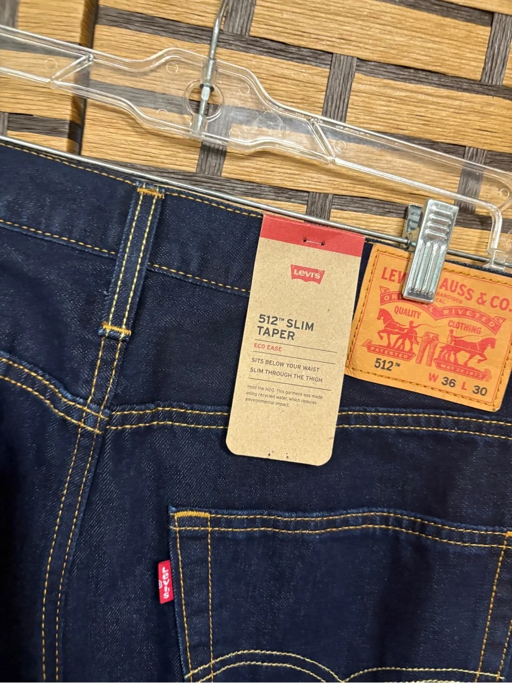 Levi’s 512 slim taper jeans size 36